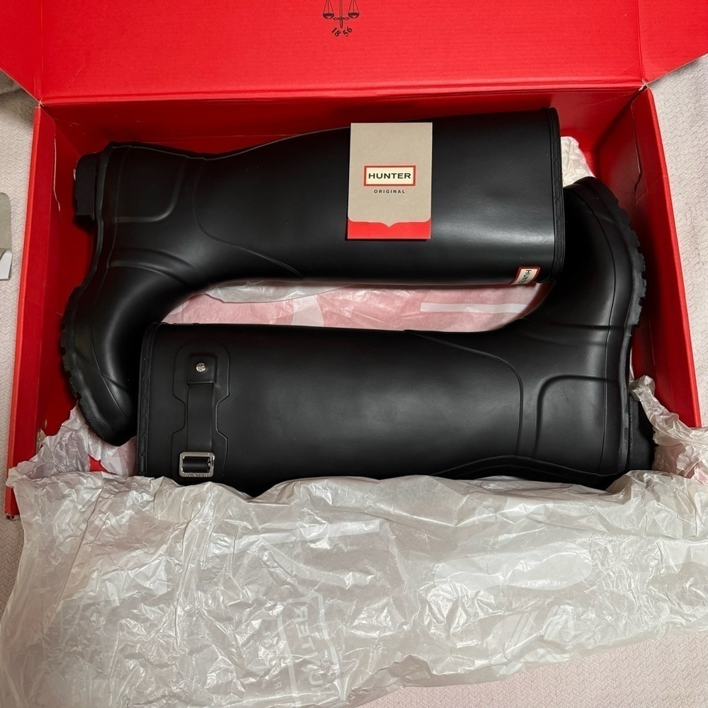 Hunter (NWT) Original Tall Rain Boots, Women’s Size 10/41 - Picture 5 of 15